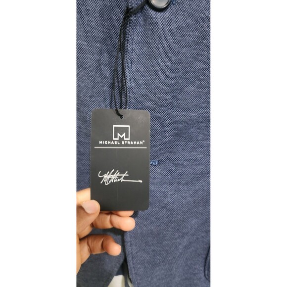 NEW Michael Strahan Blazer Mens 3XLT Blue Unconstructed Two Button Casual - Picture 5 of 12